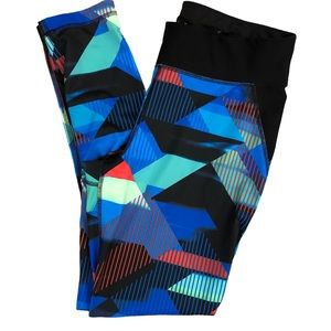 Colorful Xersion Geometric Print Leggings